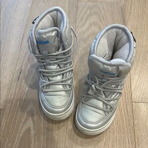 Native Kids Silver Boots